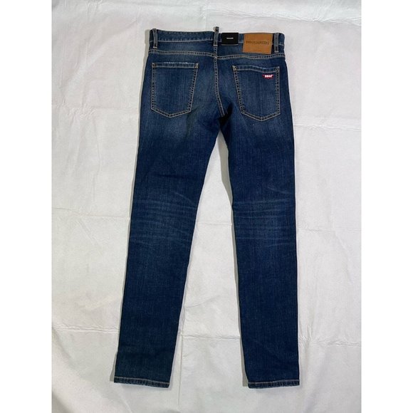 DSQUARED2 Mens Slim Jean Jeans IT48 W34 Blue Denim S74LB0565S30664470 NWT - Picture 8 of 16